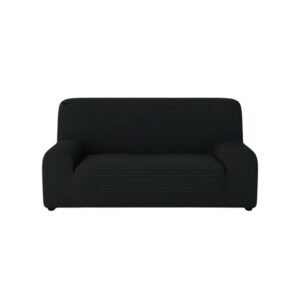 Sofa Cover 2 Seater Armchair Black