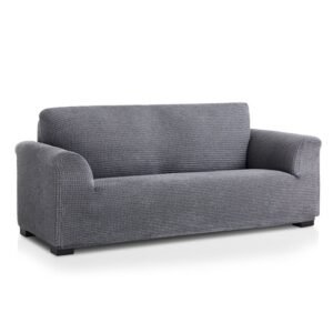 Sofa Cover 3 Seater Grey Elastic